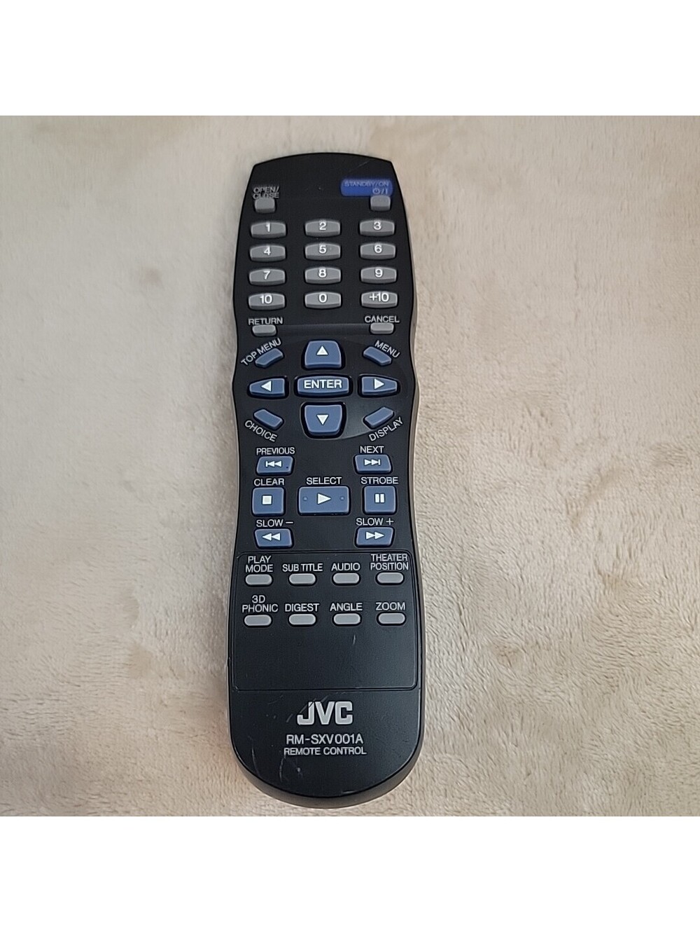 JVC RM-SXV001A DVD Player Remote Control